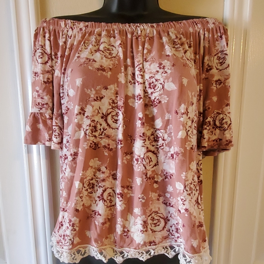 Mikey + Molly Smocked Waist Flowy Sleeve Bustier